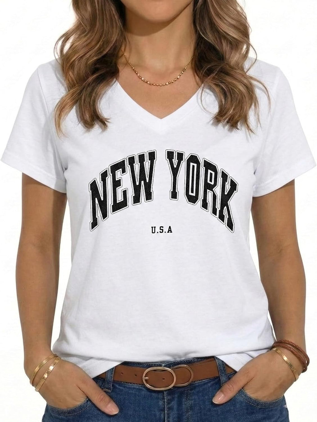 Womens Graphic Summer V Neck Short Sleeve Basic Tunic - Adult & Kids T-Shirts, Sweatshirts & Hoodies apparel design preview 1