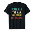 Mens Swim Dad Fathers Day Gift Swim Dad T-Shirt - Unique Graphic Unisex - T-Shirt, Sweatshirt, Hoodie
