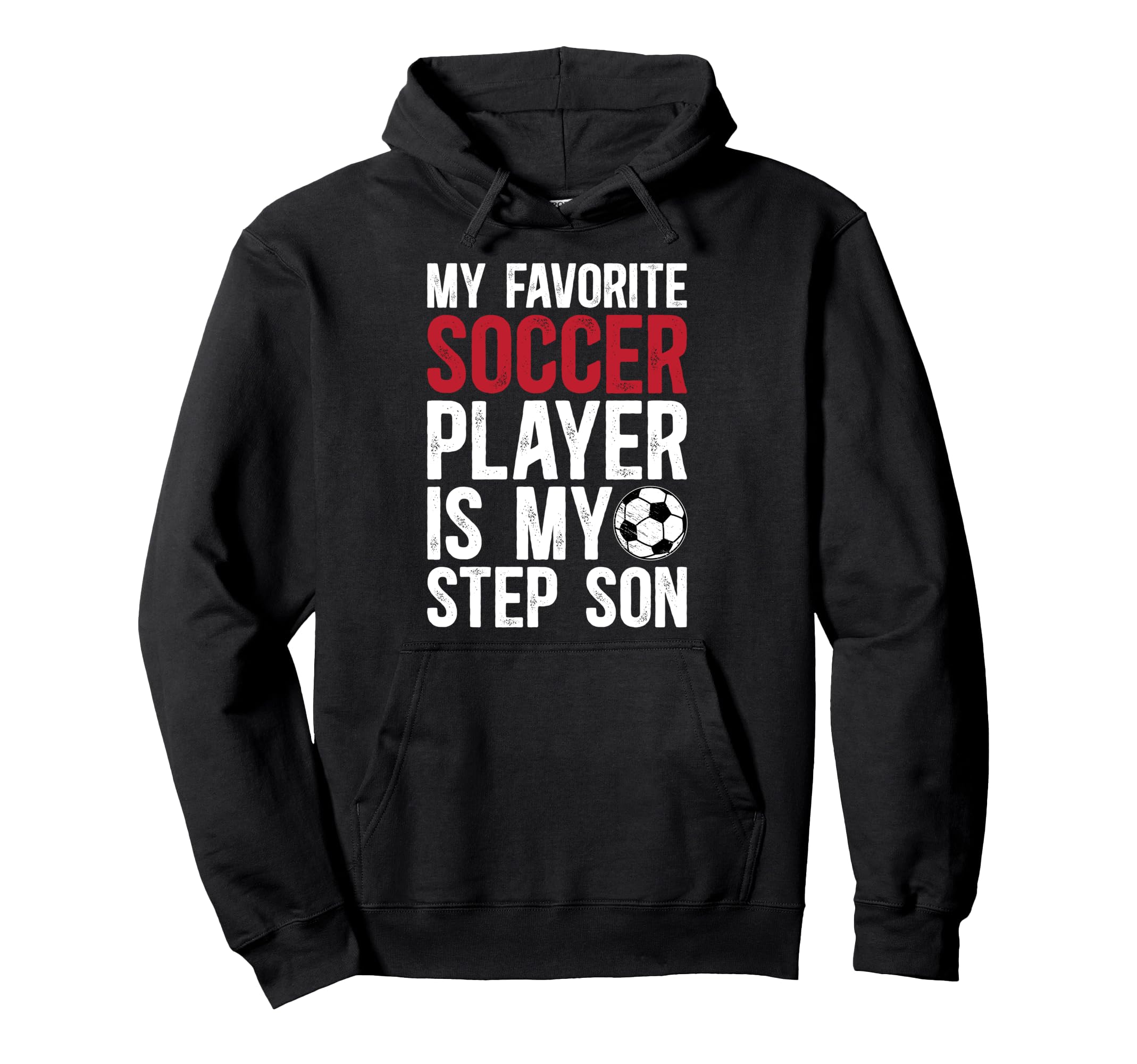 Proud Soccer Step Dad Soccer Player Hoodie - Aesthetic Graphic Unisex - T-Shirt, Sweatshirt, Hoodie