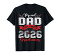 Proud Dad Two Class 2026 Graduates T-Shirt - Aesthetic Graphic for Adults - T-Shirt, Sweatshirt, Hoodie