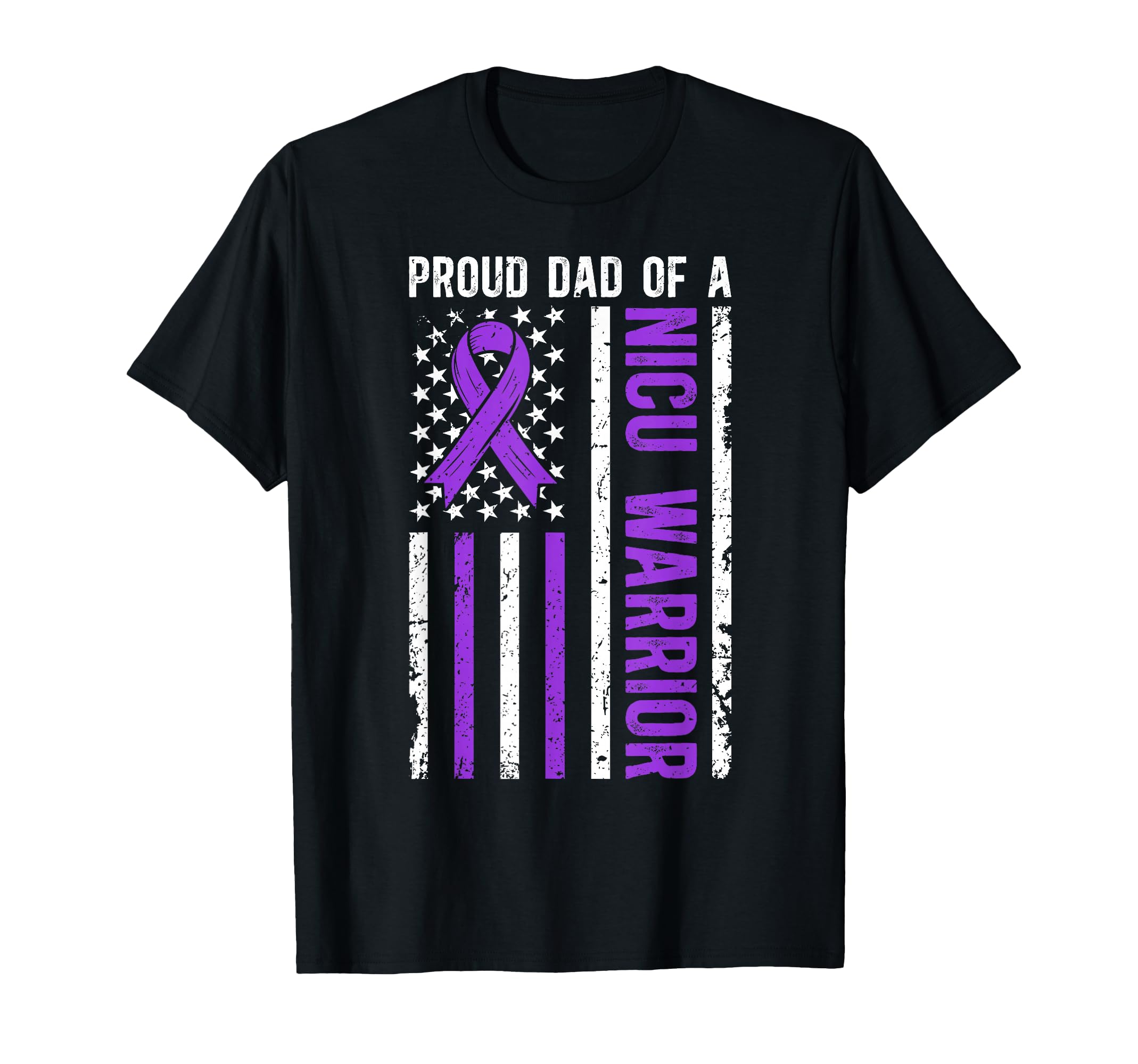 Proud Nicu Dad Nicu Warrior Micro T-Shirt - Trendy Graphic Men Women - T-Shirt, Sweatshirt, Hoodie