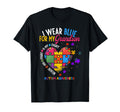 Grandma Grandpa I Wear Blue My Grandson T-Shirt - Graphic Print Men Women - T-Shirt, Sweatshirt, Hoodie