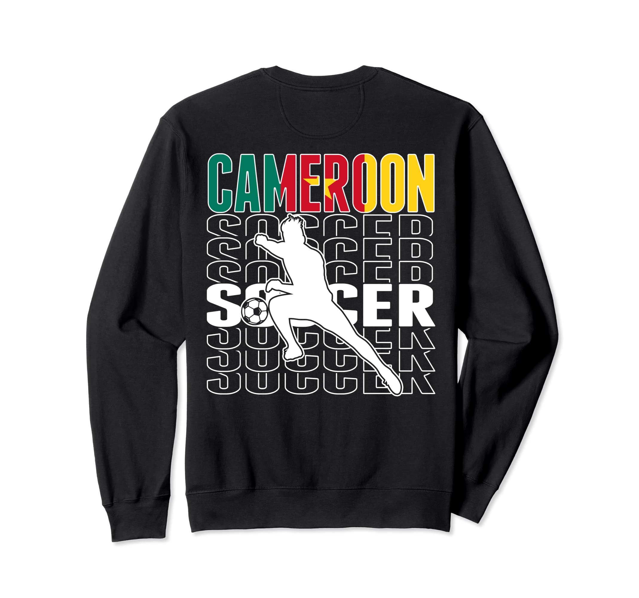 Cameroon Soccer Lovers Jersey Sweatshirt - Trendy Graphic Men Women - T-Shirt, Sweatshirt, Hoodie