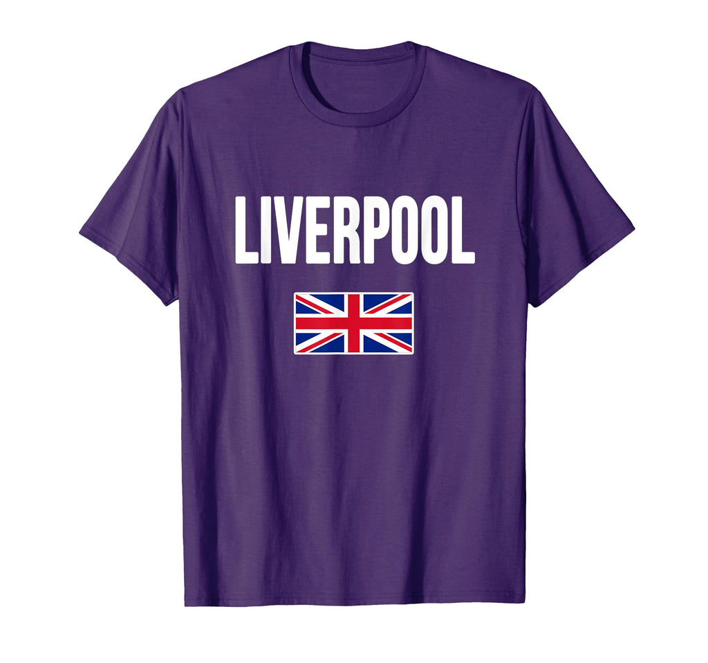 Liverpool England T-Shirt - Casual Everyday Wear Men Women - T-Shirt, Sweatshirt, Hoodie