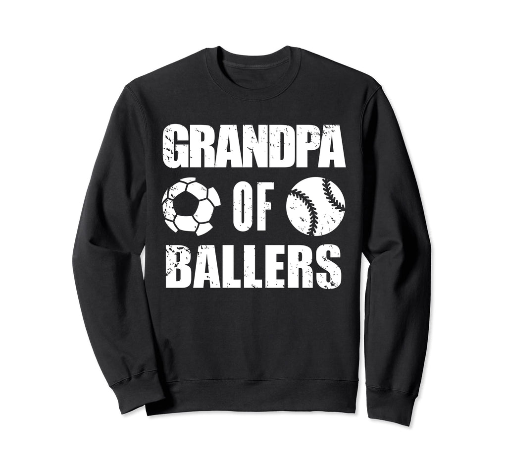 Grandpa Ballers Funny Soccer Sweatshirt - Streetwear Style for Adults - T-Shirt, Sweatshirt, Hoodie