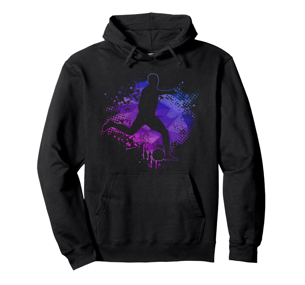 Soccer Player Sports Soccer Hoodie - Minimalist Print for Adults - T-Shirt, Sweatshirt, Hoodie