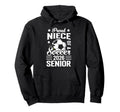 Proud Niece Soccer Senior 2026 Graduation Hoodie - Custom Art Print Unisex - T-Shirt, Sweatshirt, Hoodie