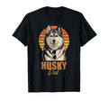Husky Dad Funny Dog Lovers T-Shirt - Novelty Apparel for Adults - T-Shirt, Sweatshirt, Hoodie