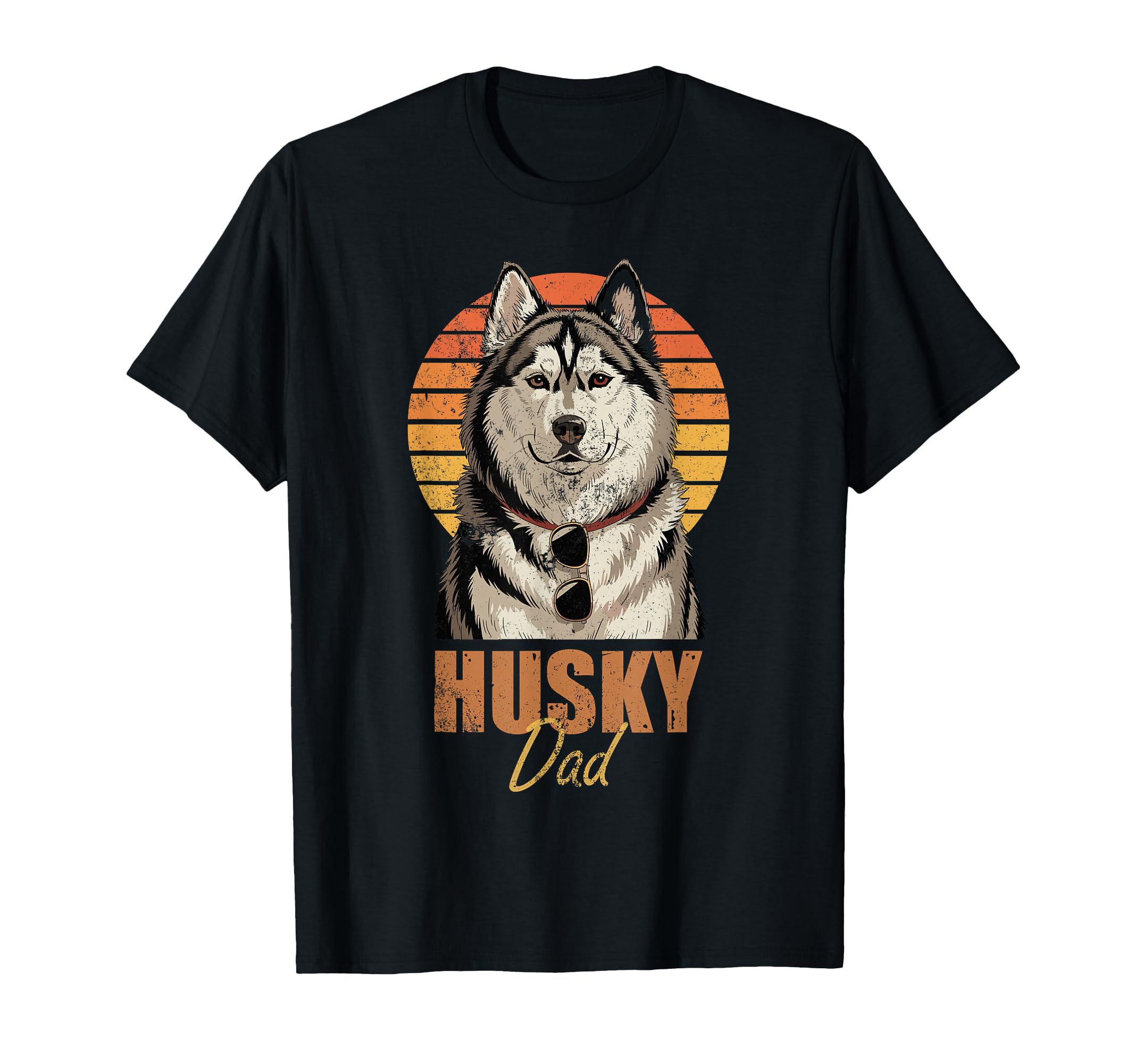 Husky Dad Funny Dog Lovers T-Shirt - Novelty Apparel for Adults - T-Shirt, Sweatshirt, Hoodie