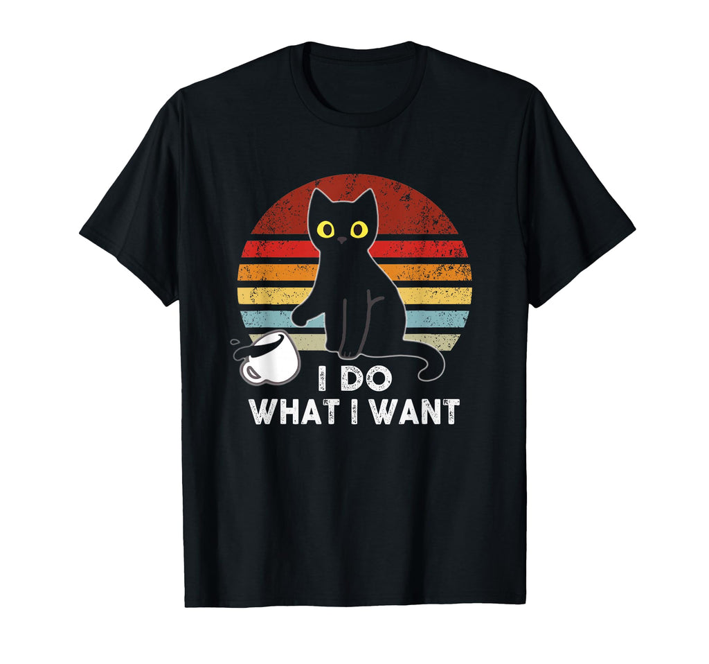 Do What I Want Cat Dad Mom Club Funny T-Shirt - Minimalist Print Unisex - T-Shirt, Sweatshirt, Hoodie