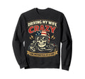 Motorcycle Biker Wife Husband Sweatshirt - Aesthetic Graphic for Adults - T-Shirt, Sweatshirt, Hoodie