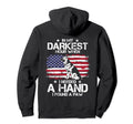My Darkest Hour I Reached Hand And Found Paw Hoodie - Unique Graphic Unisex - T-Shirt, Sweatshirt, Hoodie