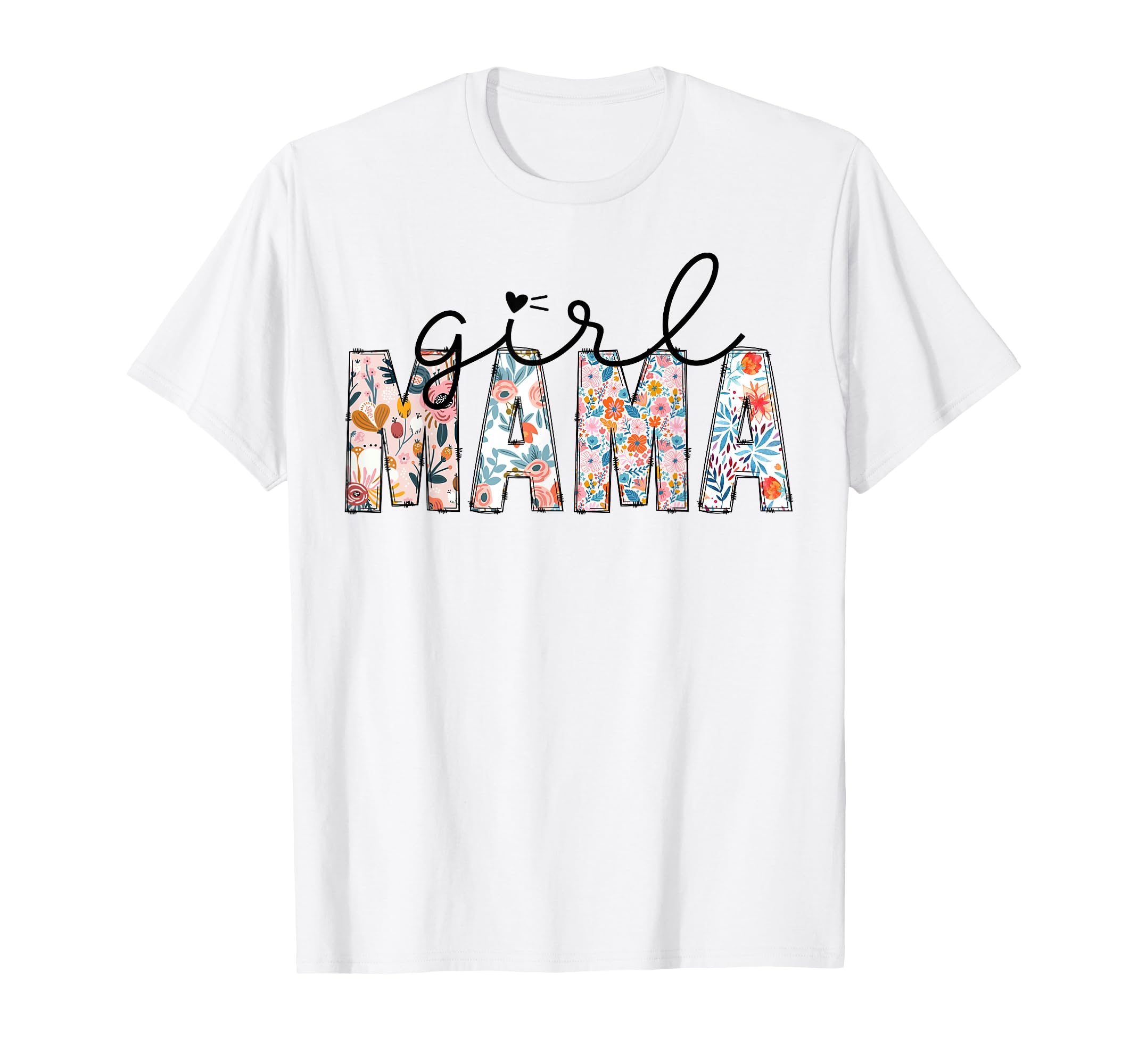 Mama Mom Floral Mothers Funny Womens T-Shirt - Trendy Graphic for Adults - T-Shirt, Sweatshirt, Hoodie