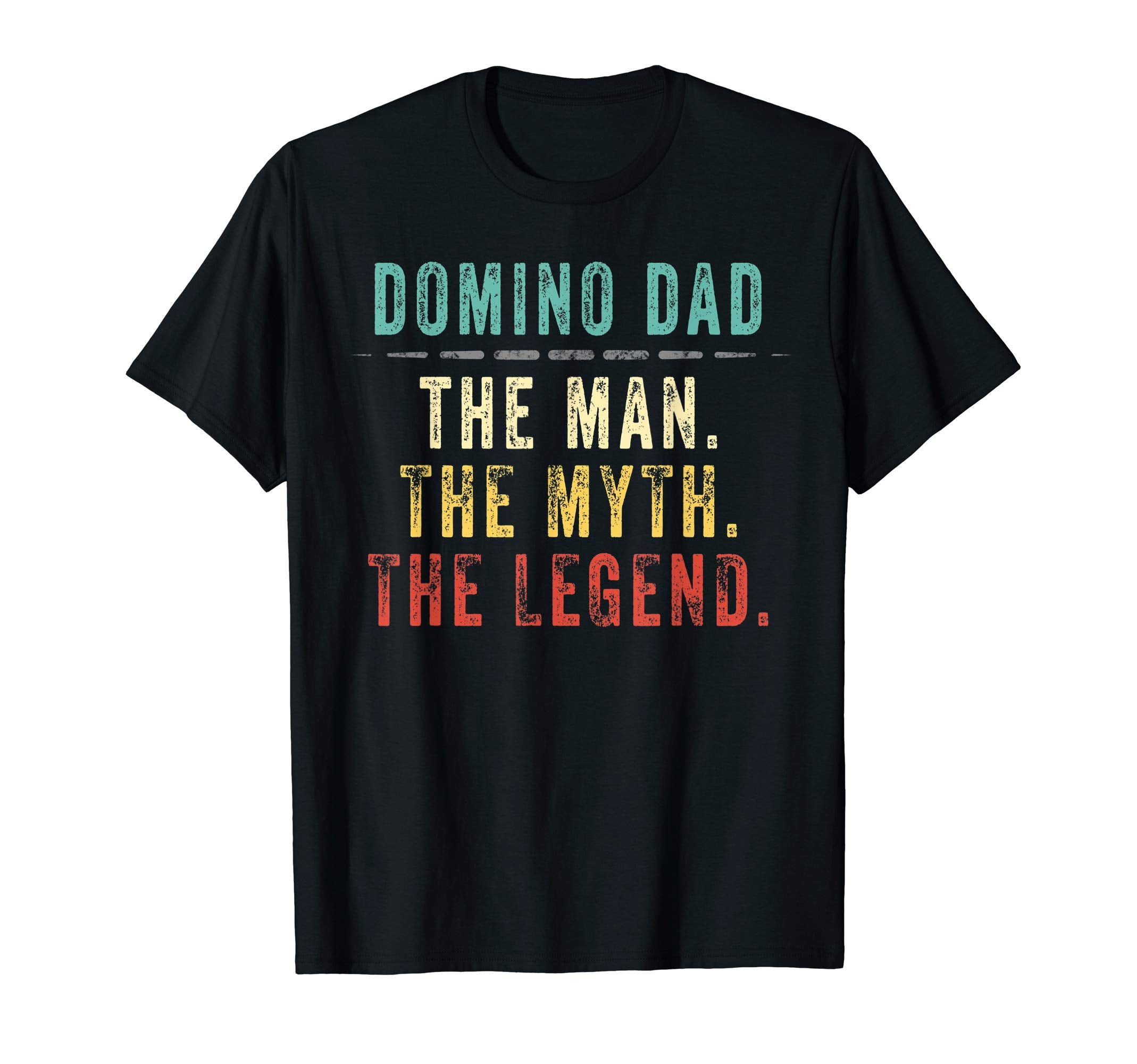 Mens Domino Dad Fathers Day Domino Dad T-Shirt - Custom Art Print Unisex - T-Shirt, Sweatshirt, Hoodie