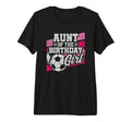 Birthday Aunt Soccer Birthday Soccer T-Shirt - Unique Graphic Unisex - T-Shirt, Sweatshirt, Hoodie