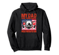My Dad Has Your Back Proud Firefighter Hoodie - Graphic Print for Adults - T-Shirt, Sweatshirt, Hoodie
