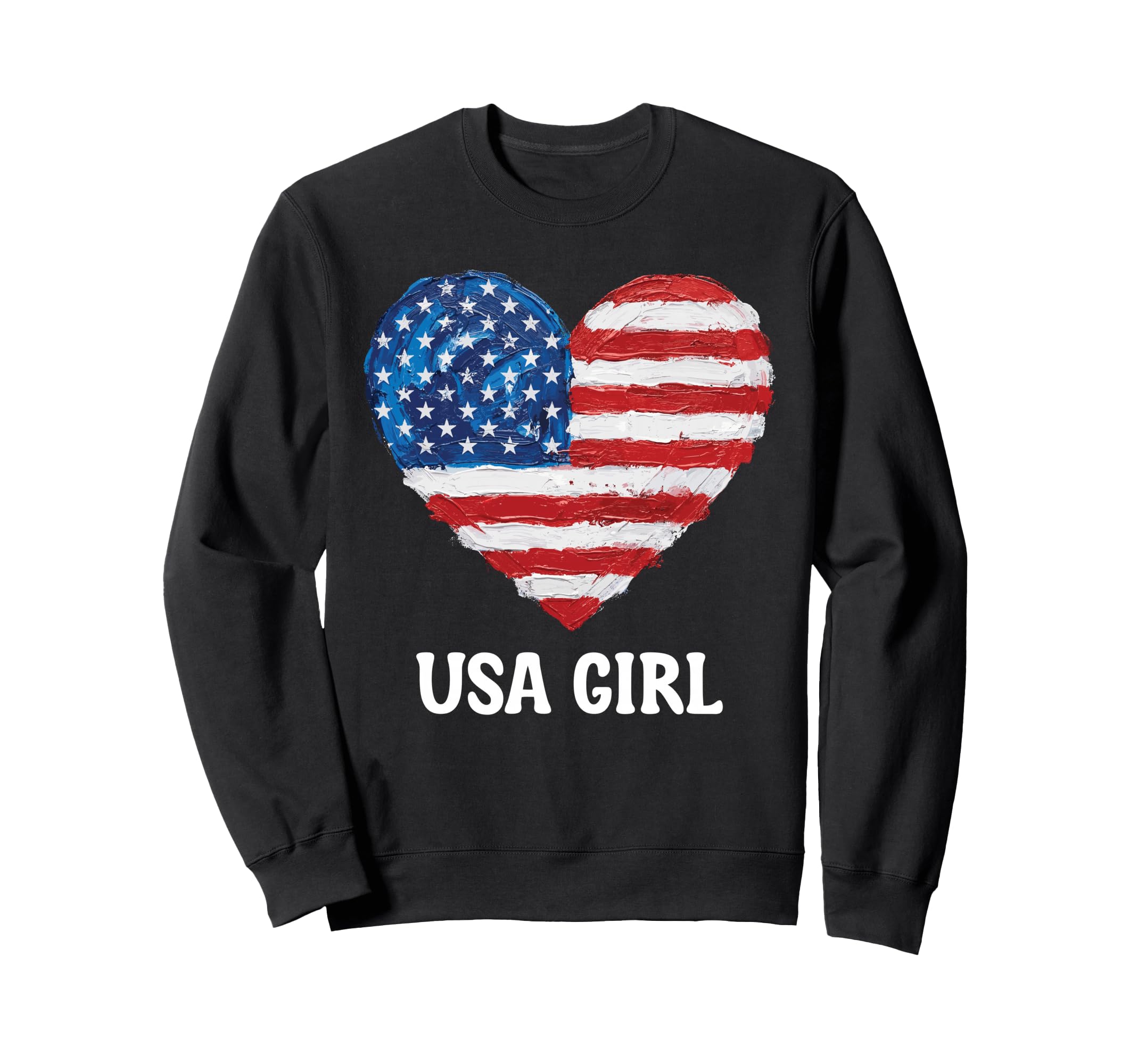 Usa Heart Supporter Flag Soccer Sweatshirt - Minimalist Print Unisex - T-Shirt, Sweatshirt, Hoodie