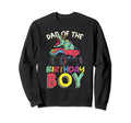 Monster Truck Dad Birthday Sweatshirt - Graphic Print Unisex - T-Shirt, Sweatshirt, Hoodie