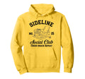 Sideline Social Club Soccer Mom Game Hoodie - Minimalist Print for Adults - T-Shirt, Sweatshirt, Hoodie
