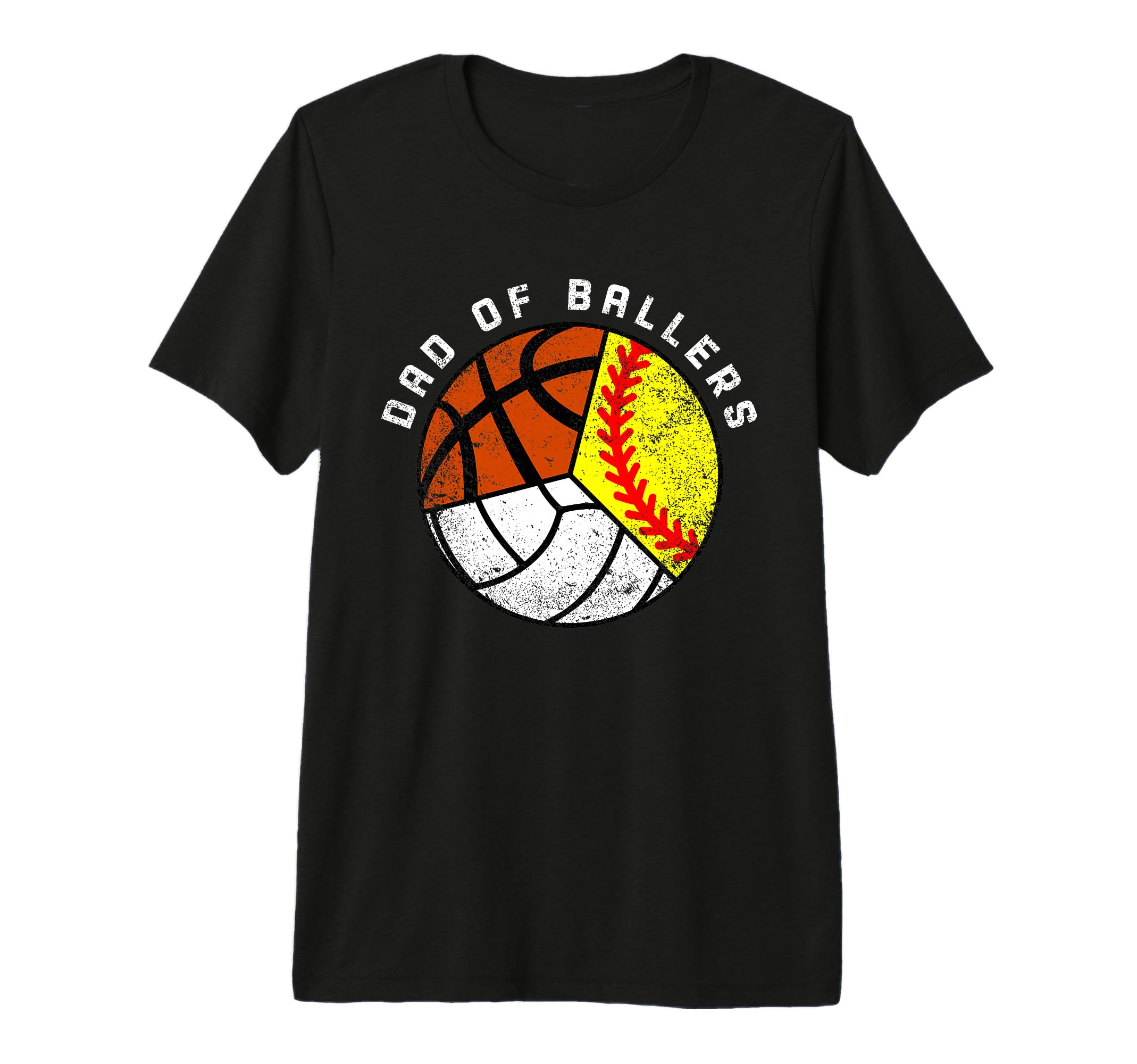 Mens Dad Ballers Funny Softball T-Shirt - Novelty Apparel Unisex - T-Shirt, Sweatshirt, Hoodie