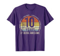 10Th Birthday 120 Months 10 Years Old T-Shirt - Aesthetic Graphic Unisex - T-Shirt, Sweatshirt, Hoodie
