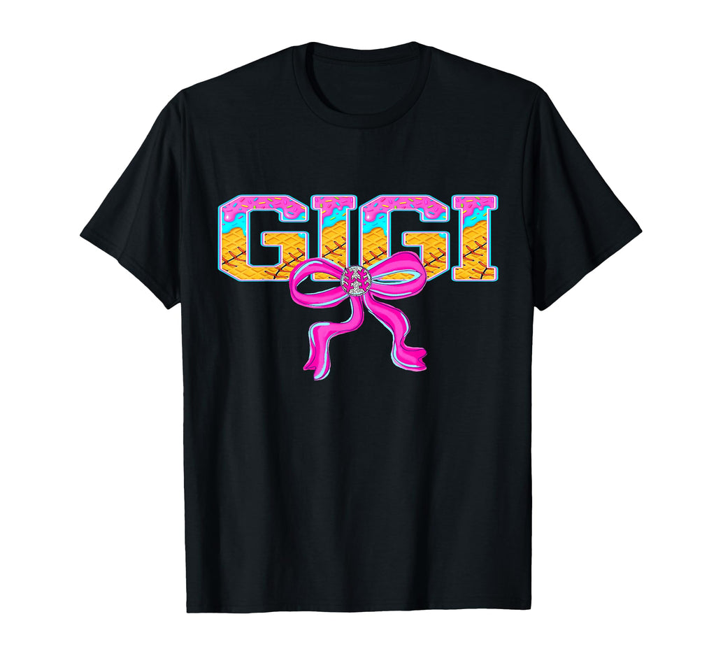 Baseball Gigi Ice Cream Drip Game T-Shirt - Casual Everyday Wear Unisex - T-Shirt, Sweatshirt, Hoodie