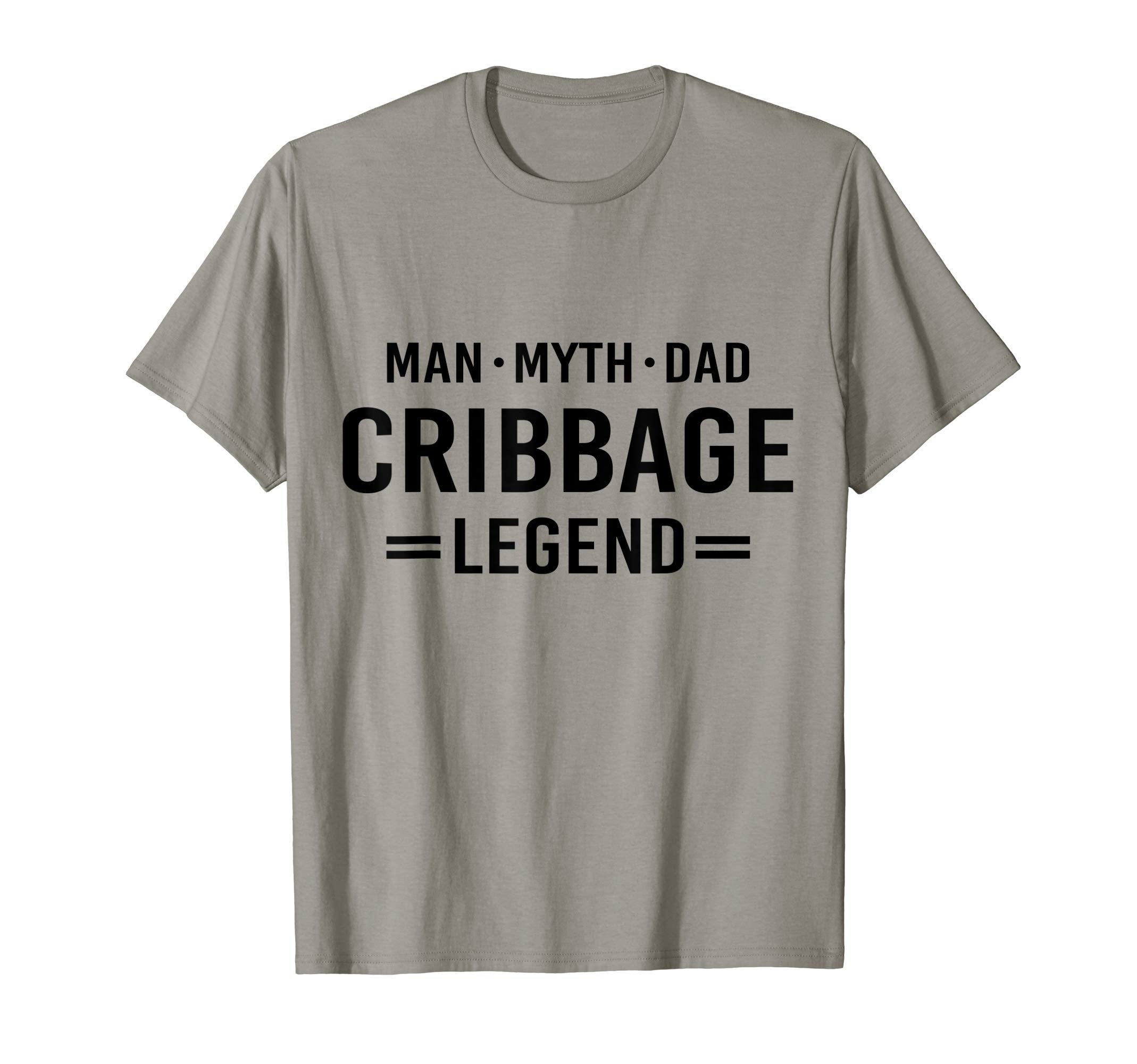Myth Legend Dad Cribbage T-Shirt - Minimalist Print Unisex - T-Shirt, Sweatshirt, Hoodie