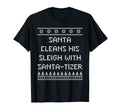Santa Cleans His Sleigh Santatizer Dad T-Shirt - Unique Graphic Men Women - T-Shirt, Sweatshirt, Hoodie