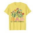Dad Little Wildflower Birthday Party T-Shirt - Aesthetic Graphic Unisex - T-Shirt, Sweatshirt, Hoodie