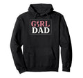 Dad Footprints Proud Father Daughter Hoodie - Minimalist Print Unisex - T-Shirt, Sweatshirt, Hoodie
