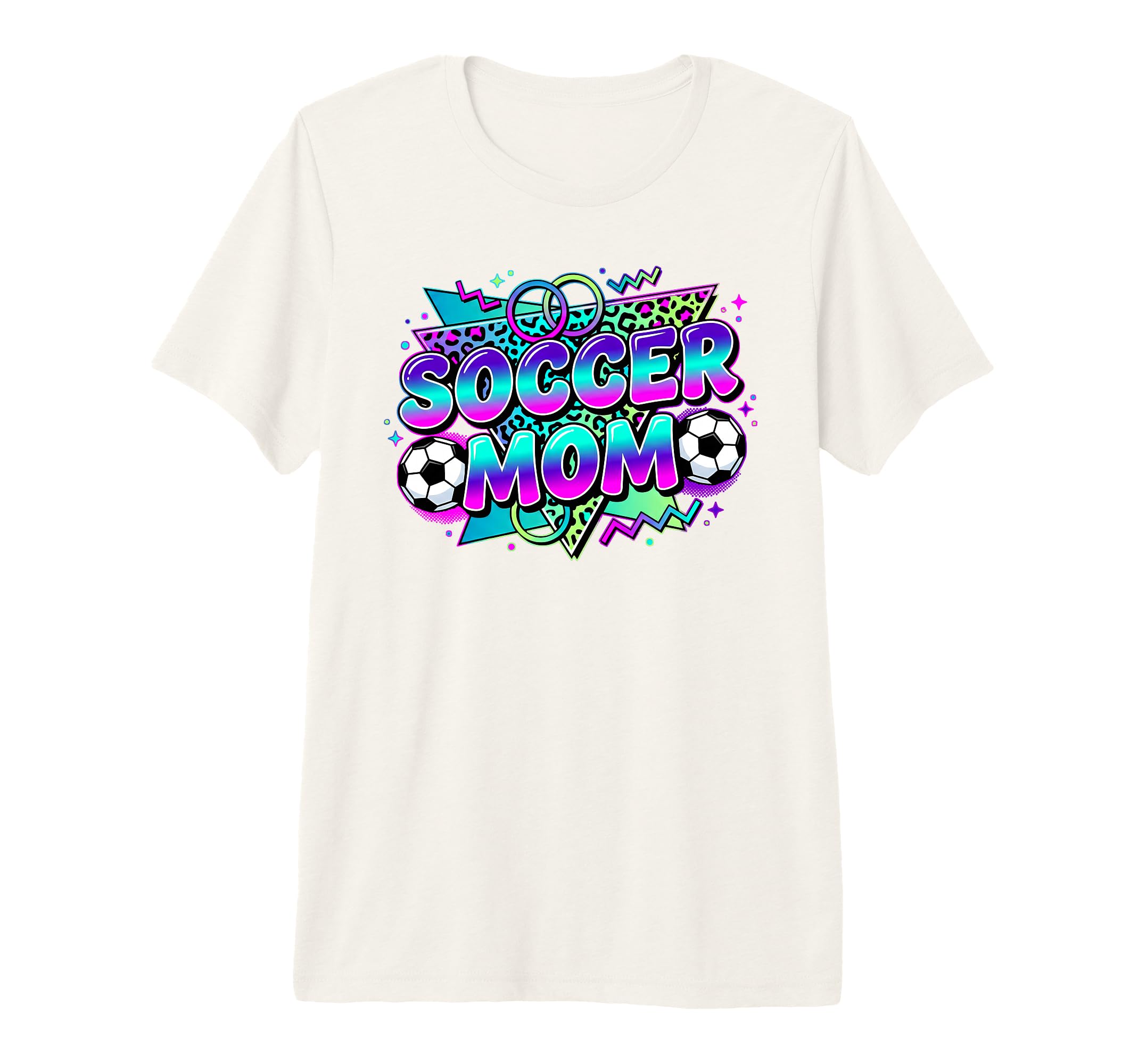 Soccer Mom Leopard Game Day T-Shirt - Casual Everyday Wear for Adults - T-Shirt, Sweatshirt, Hoodie