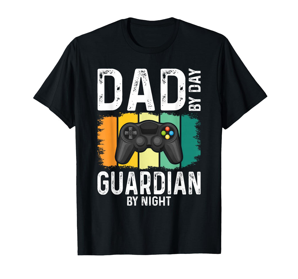 Gamer Dad Day Guardian Night Gaming T-Shirt - Graphic Print Unisex - T-Shirt, Sweatshirt, Hoodie