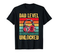 Dad Level Unlocked Funny Gamer Dad Fathers T-Shirt - Trendy Graphic Unisex - T-Shirt, Sweatshirt, Hoodie