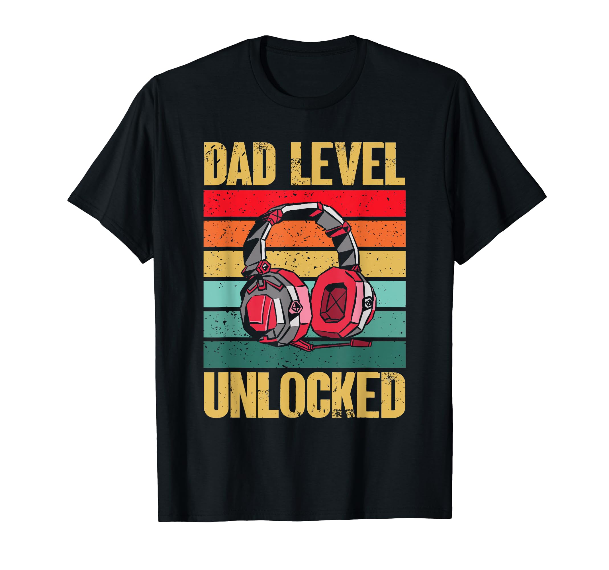 Dad Level Unlocked Funny Gamer Dad Fathers T-Shirt - Trendy Graphic Unisex - T-Shirt, Sweatshirt, Hoodie