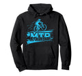 Mountain Bike Dad Mountain Biking Funny Hoodie - Minimalist Print Unisex - T-Shirt, Sweatshirt, Hoodie
