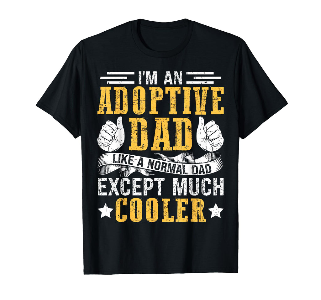 Fathers Day Happy Adoption Day T-Shirt - Custom Art Print for Adults - T-Shirt, Sweatshirt, Hoodie