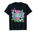 Soccer Bow Checkered Soccer Lovers Summer T-Shirt - Graphic Print Unisex - T-Shirt, Sweatshirt, Hoodie