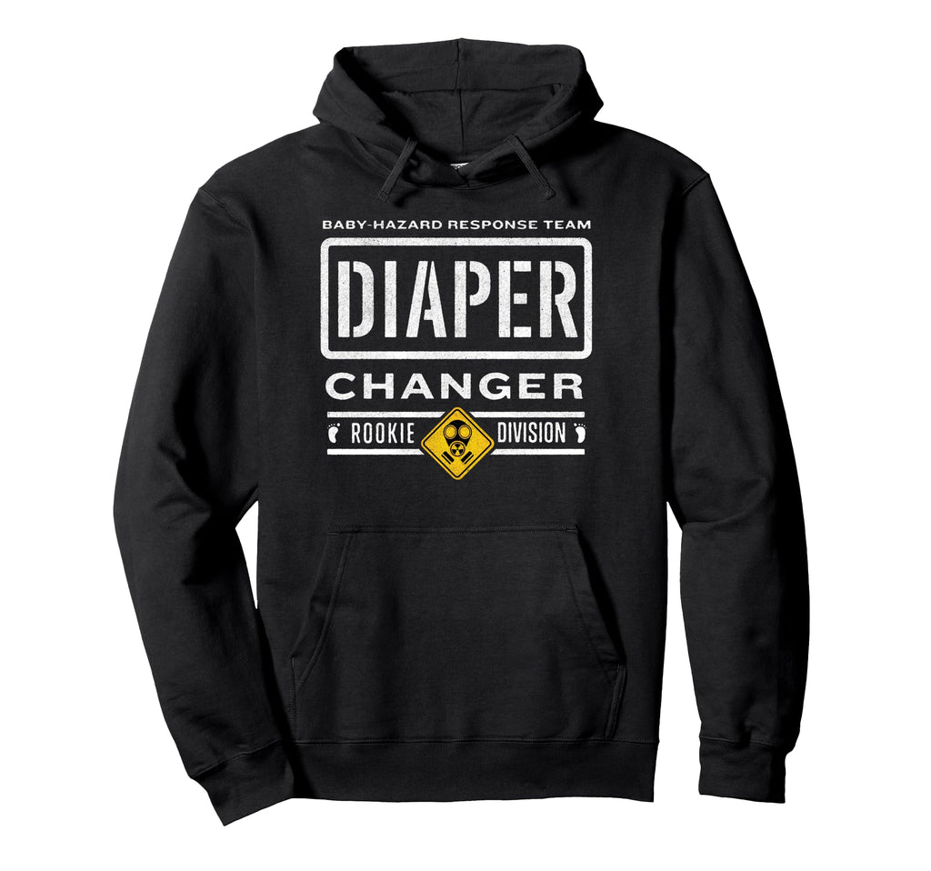 Funny Diaper Changer Duty Expecting Hoodie - Casual Everyday Wear Unisex - T-Shirt, Sweatshirt, Hoodie