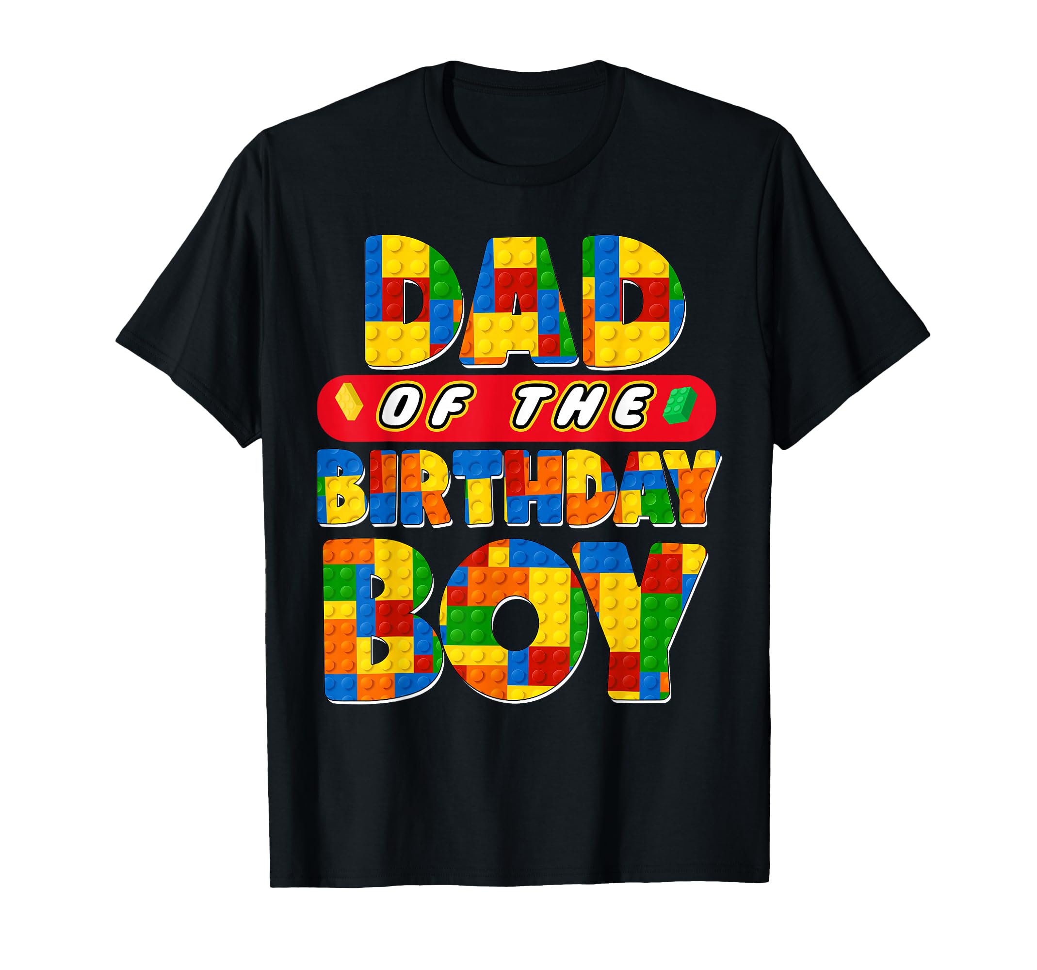 Dad And Mom Birthday Building Bricks T-Shirt - Unique Graphic Unisex - T-Shirt, Sweatshirt, Hoodie