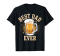 Best Dad Ever Funny Beer Mug Stars Fathers T-Shirt - Graphic Print Unisex - T-Shirt, Sweatshirt, Hoodie