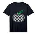 Pumpkin Soccer Ball Lazy Halloween T-Shirt - Minimalist Print for Adults - T-Shirt, Sweatshirt, Hoodie