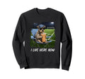 Soccer Dad I Live Here Now Soccer Mom Sweatshirt - Graphic Print Unisex - T-Shirt, Sweatshirt, Hoodie
