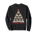 Santa Hat Ugly Funny Sheep Tree Sweatshirt - Trendy Graphic Unisex - T-Shirt, Sweatshirt, Hoodie