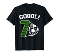 7Th Birthday Soccer Player 7Th T-Shirt - Trendy Graphic for Adults - T-Shirt, Sweatshirt, Hoodie