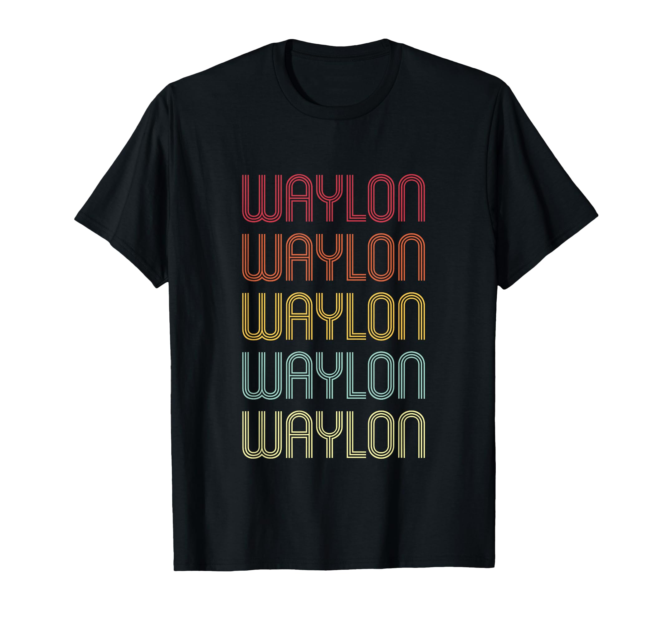 Waylon Wordmark Pattern Personalized T-Shirt - Minimalist Print for Adults - T-Shirt, Sweatshirt, Hoodie
