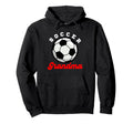 Funny Grandma Proud Soccer Lover Hoodie - Fun Novelty Design for Adults - T-Shirt, Sweatshirt, Hoodie