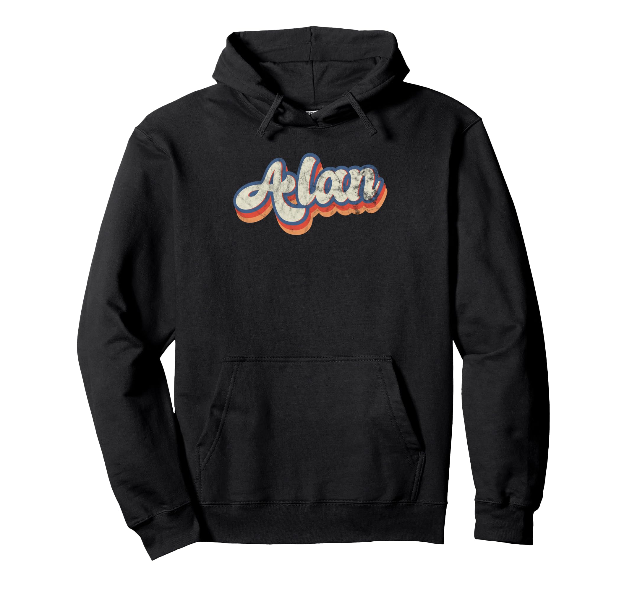 Alan Personalized Name Custom Lettering Hoodie - Custom Art Print Unisex - T-Shirt, Sweatshirt, Hoodie