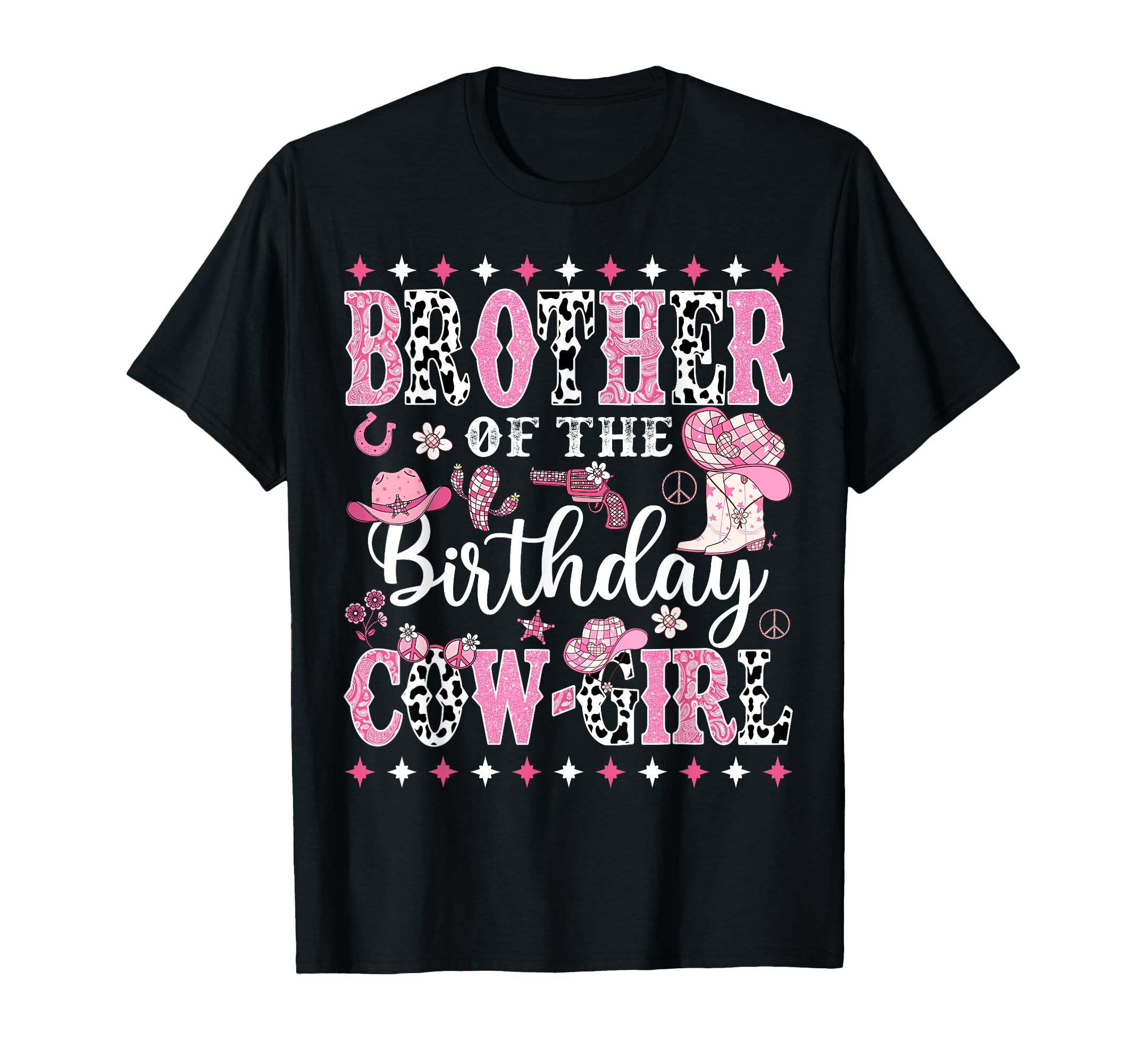 Brother Birthday Cowgirl Rodeo Cowgirl T-Shirt - Custom Art Print Unisex - T-Shirt, Sweatshirt, Hoodie