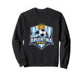 Argentina Pride Soccer Fan Minimal Sweatshirt - Streetwear Style for Adults - T-Shirt, Sweatshirt, Hoodie