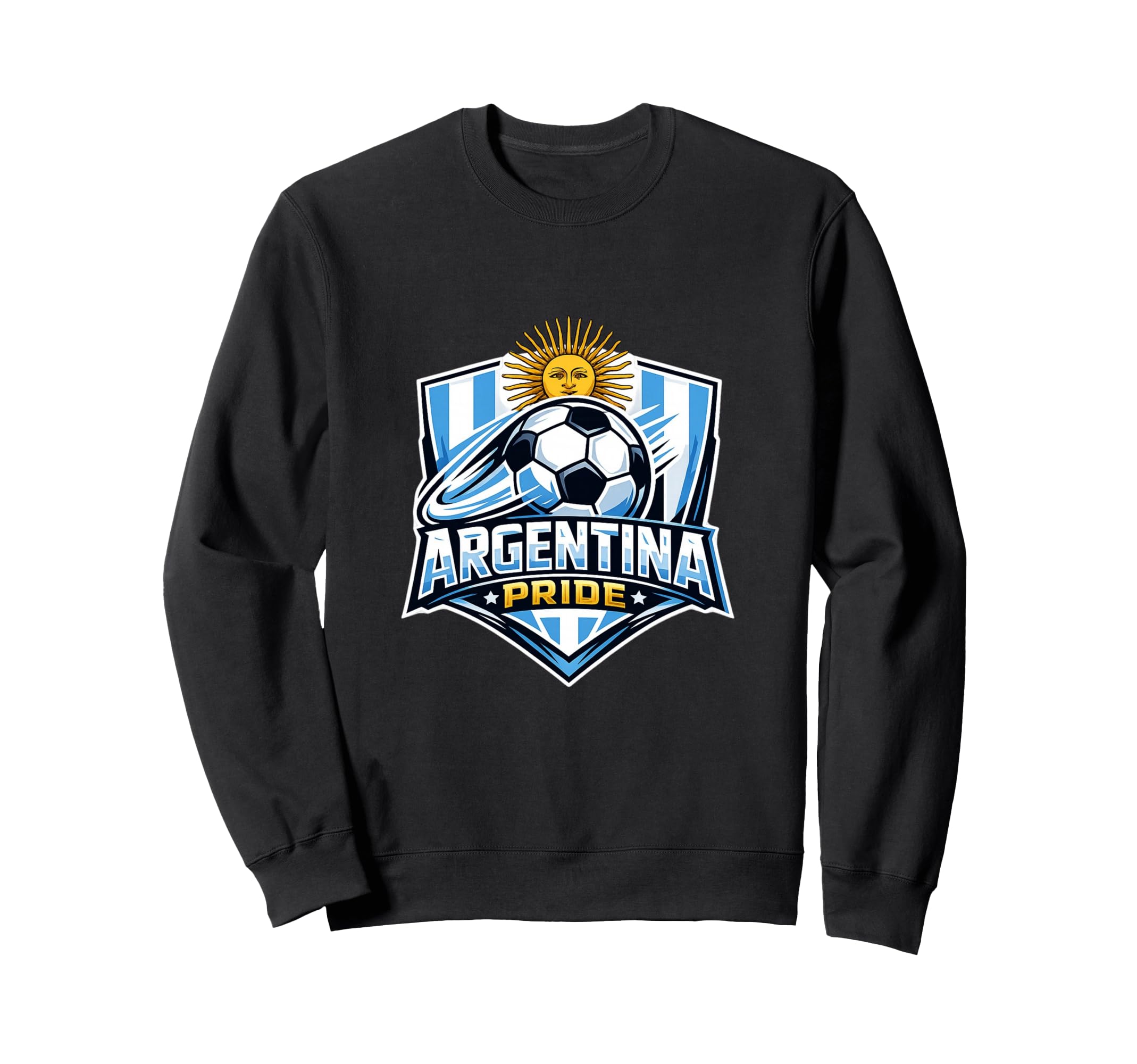 Argentina Pride Soccer Fan Minimal Sweatshirt - Streetwear Style for Adults - T-Shirt, Sweatshirt, Hoodie